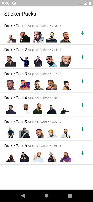 Drake Stickers Pro Screenshot 1