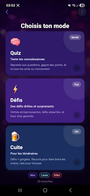 Apéro - Jeu de soirée Screenshot 2