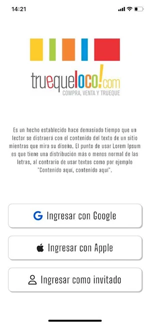 Trueque Loco Screenshot 0