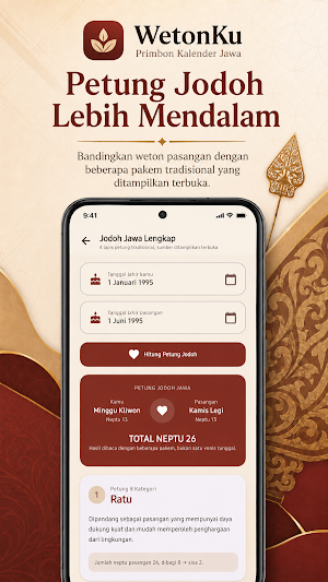 Wetonku: Primbon & Kalender Screenshot 2