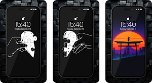 Black Art Wallpaper Screenshot 2