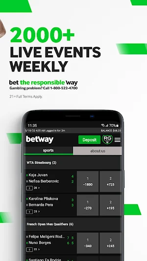 Betway CO: Sportsbook Screenshot 2
