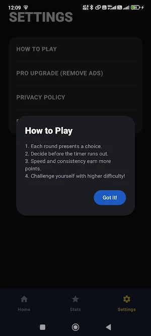 Decision Pressure Game Screenshot 0
