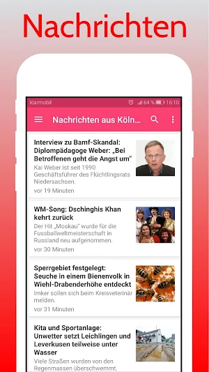 Köln Nachrichten Screenshot 1