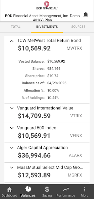 BOKF Asset Management Screenshot 3