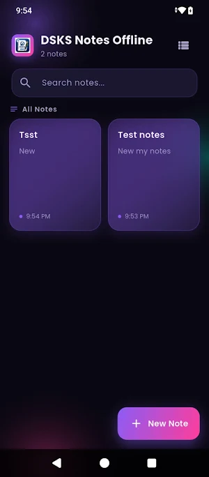 DSKS - Offline Simple Notes Screenshot 0