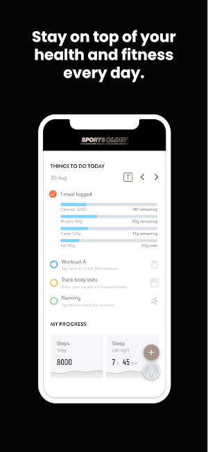 SPORTSOLOGY App Screenshot 1
