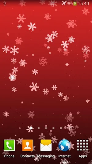 Snowflake Live Wallpaper Screenshot 0