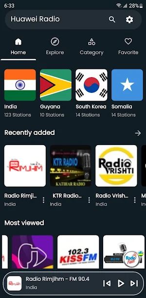 Huawei Radio Screenshot 0