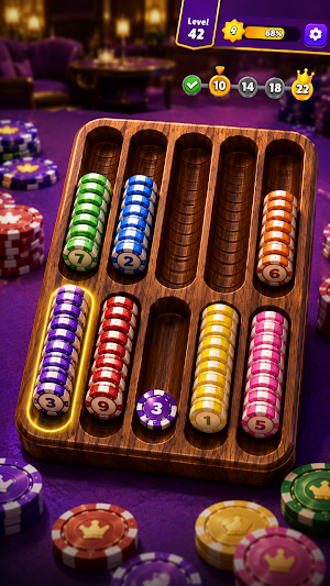Casino Chip Sort Screenshot 2