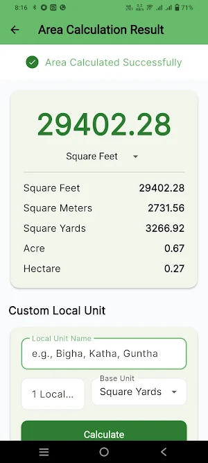 Bhumitra: GPS Land Measure Screenshot 2