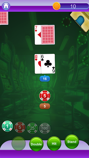 Blackjack House Of Cards Screenshot 2