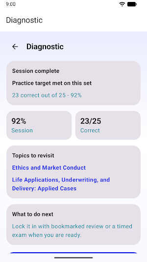 Insurance License Exam Prep Screenshot 2
