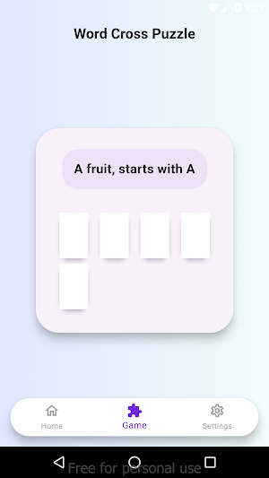 Word Cross Puzzle Screenshot 1