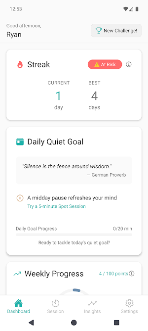 QuietQuest Screenshot 1