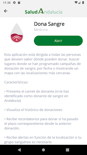 Salud Andalucía Screenshot 2