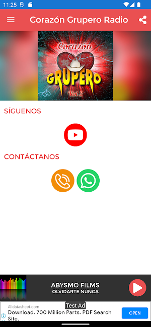 Corazón Grupero Radio Screenshot 0