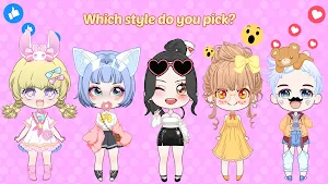 Chibi Doll: Donnastar Dress Up Screenshot 1