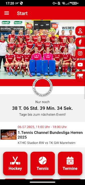 KTHC Rot-Weiss Köln Screenshot 1