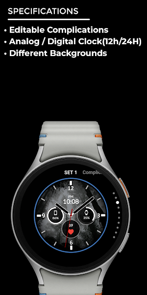 Night ver 26 - watch face Screenshot 3