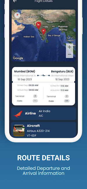Flight Tracker - Info 360 Screenshot 3