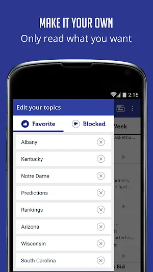 College Basketball News Screenshot 1