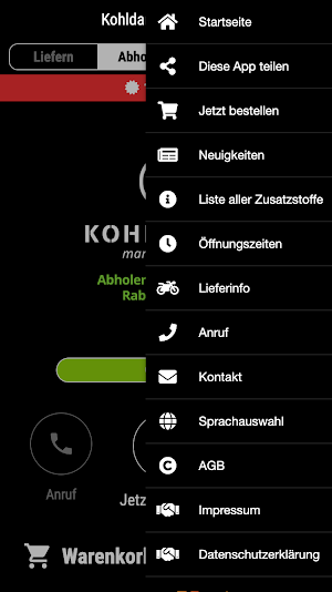 Kohldampf Hamburg Screenshot 2