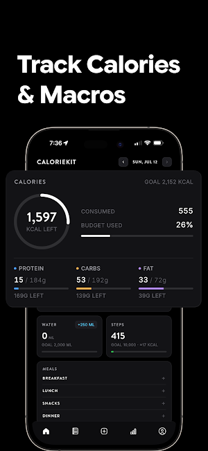 CalKit - Macro Tracker Screenshot 0