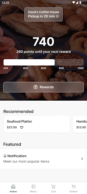 David's Catfish House Screenshot 0
