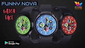 Funny Nova Watch Face Screenshot 1