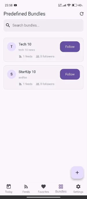 Feeds Screenshot 1