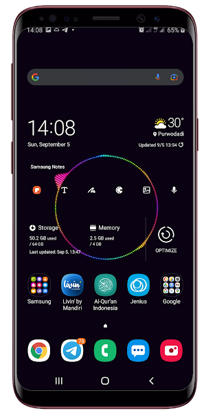 Audio Spectrum Live Wallpaper Screenshot 2