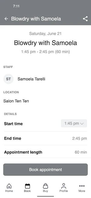 Salon Ten Ten Screenshot 2