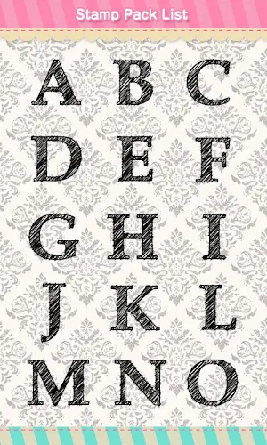 Stamp Pack: Alphabet *Casual Screenshot 2
