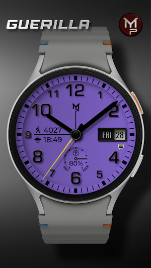 GUERILLA - Analog watch face Screenshot 3