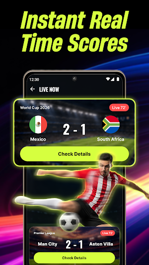 ScoreGo - Live Score Sports Screenshot 0