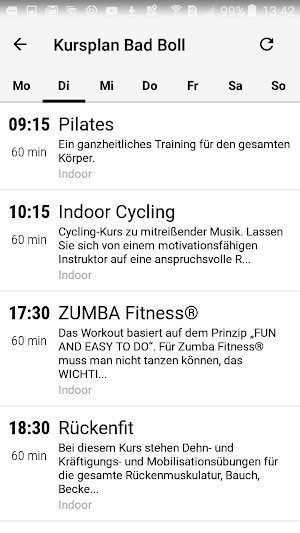In Shape Fitness Screenshot 2