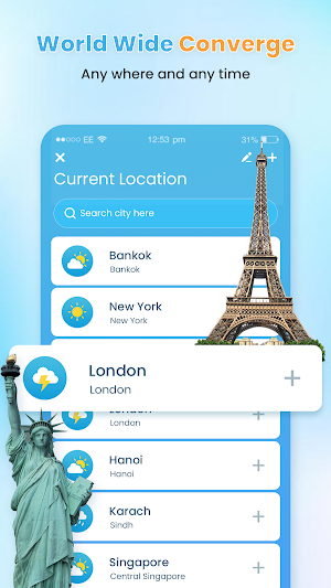 Weather Forecast - Live widget Screenshot 1