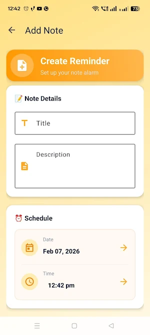 NoteAlarm–Smart Reminder,Notes Screenshot 2