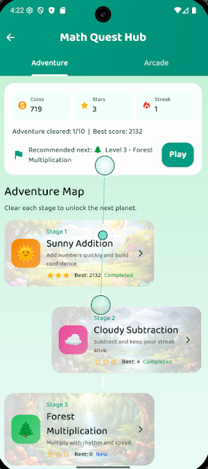 Math Game Screenshot 1