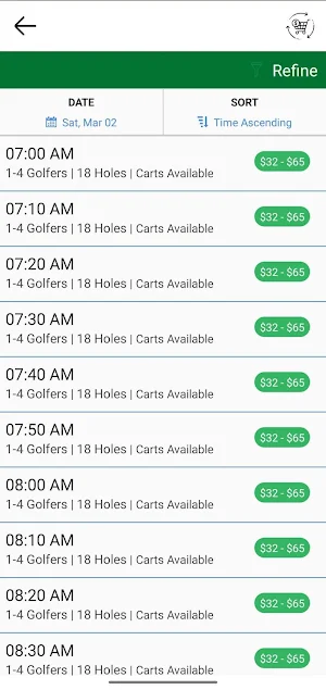 Fountains Golf and Banquet Screenshot 1