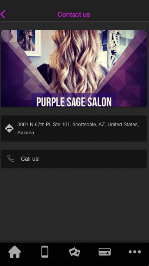 Purple Sage Salon Screenshot 0