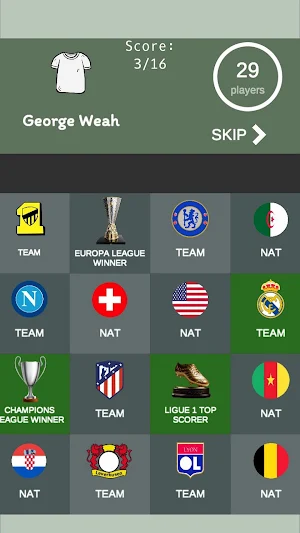 Football bingo quiz Screenshot 1