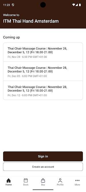 Massage School ITM Thai Hand Screenshot 1