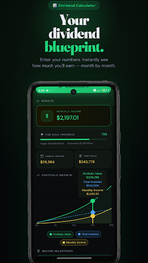 DivSprout-Dividend Calculator Screenshot 1