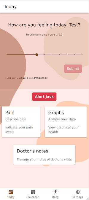 Chronic Pain Journal Screenshot 0