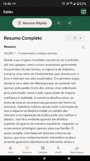 RaMix - Resumo de Livros Screenshot 1