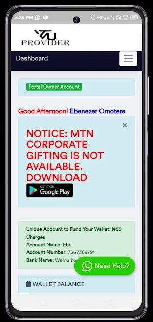 VTUPROVIDER - Buy Cheap Data Screenshot 3