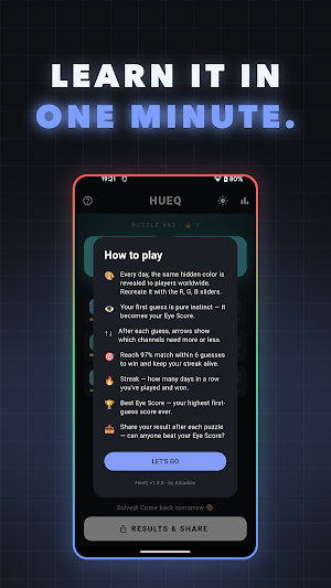 HueQ: Daily Color Challenge Screenshot 3