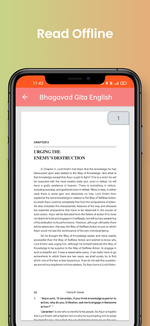 English Bhagavad Gita Screenshot 2